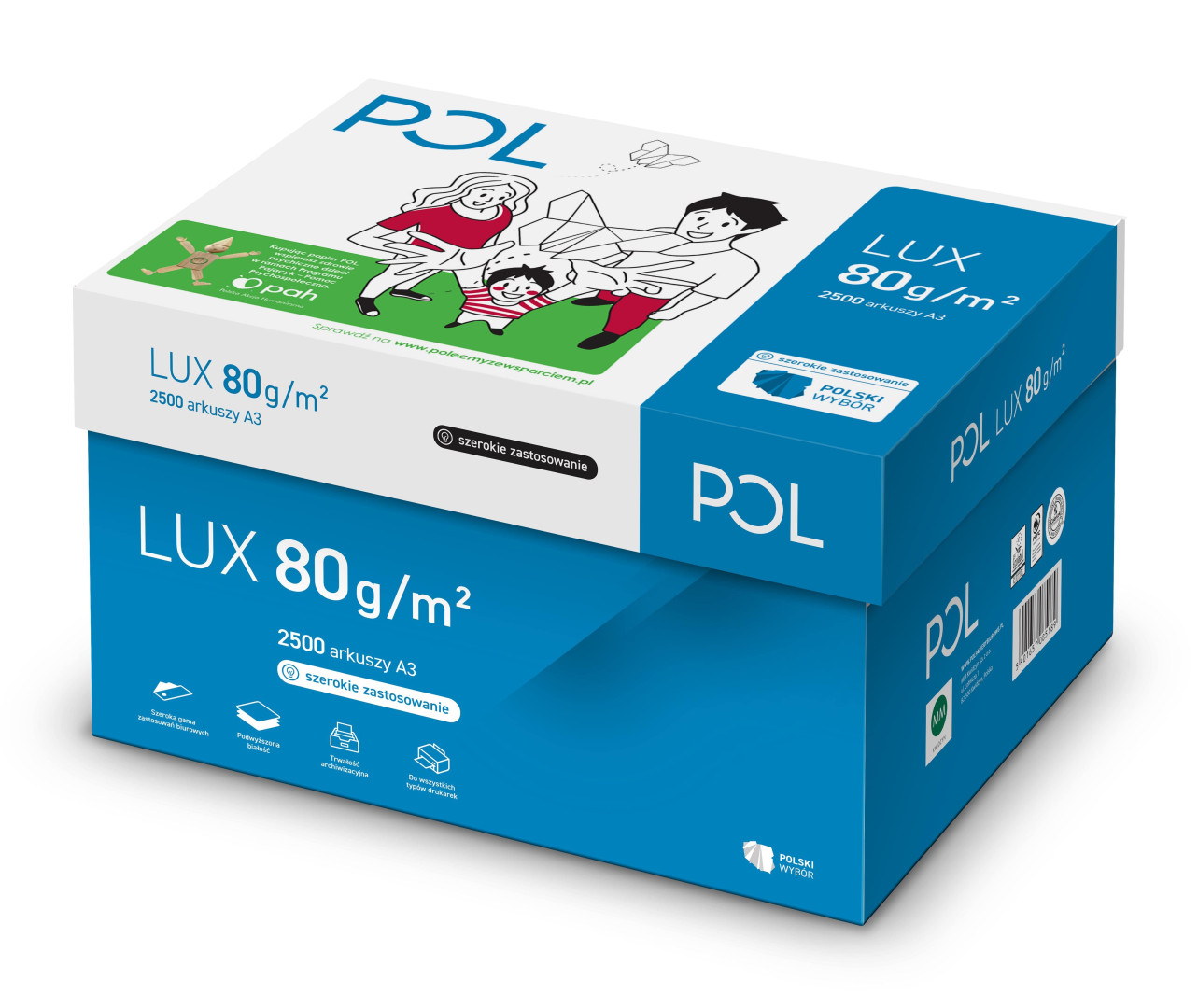 Papier ksero Pollux A3/80g